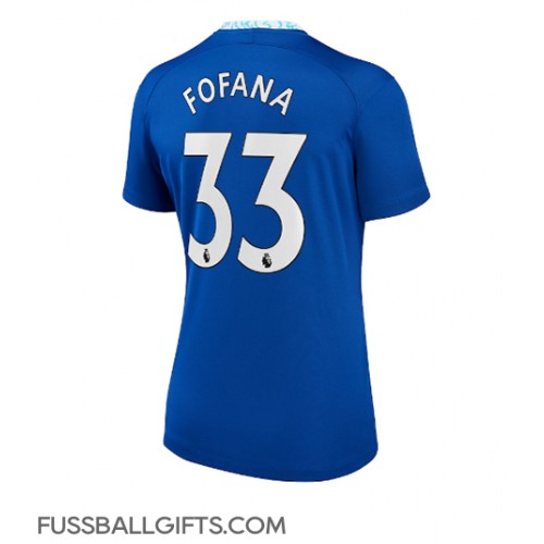 Chelsea Wesley Fofana #33 Fußballbekleidung Heimtrikot Damen 2022-23 Kurzarm